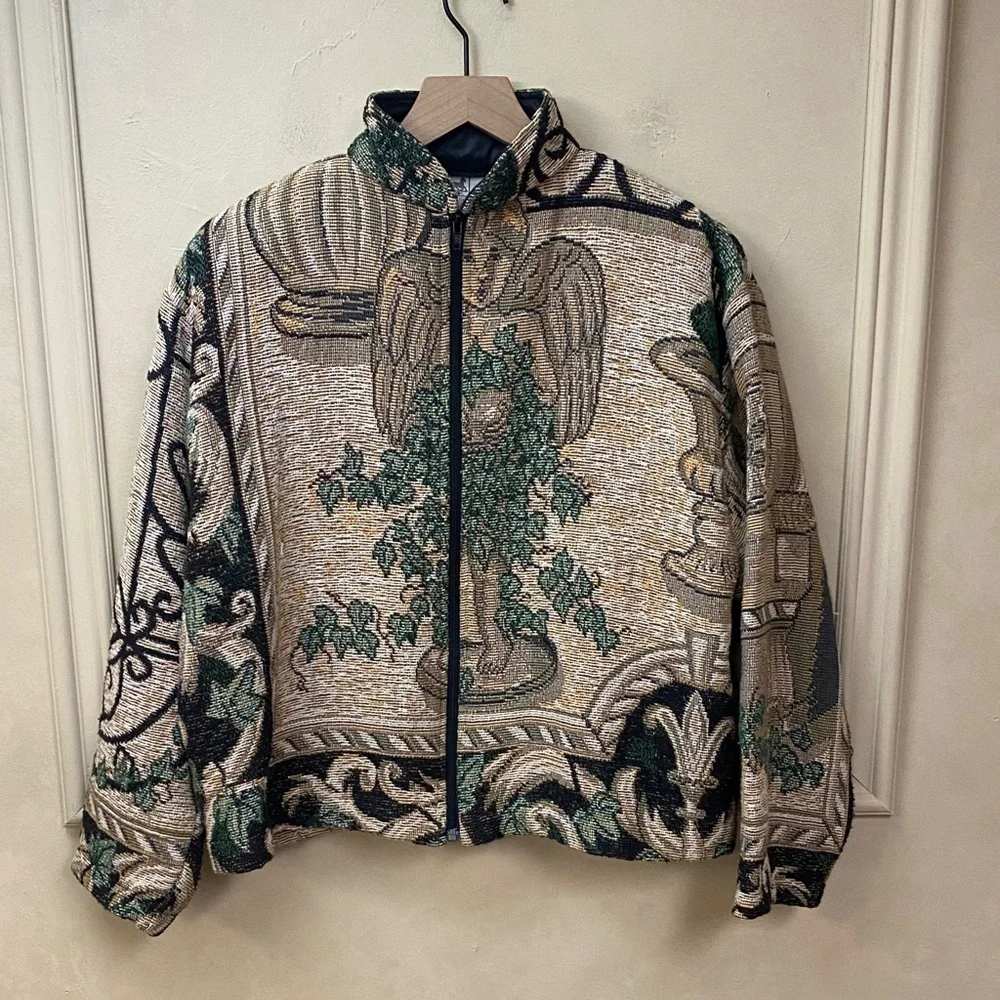 Vintage Maxson Tapestri Angel Jacket Rare - Picture 1 of 7